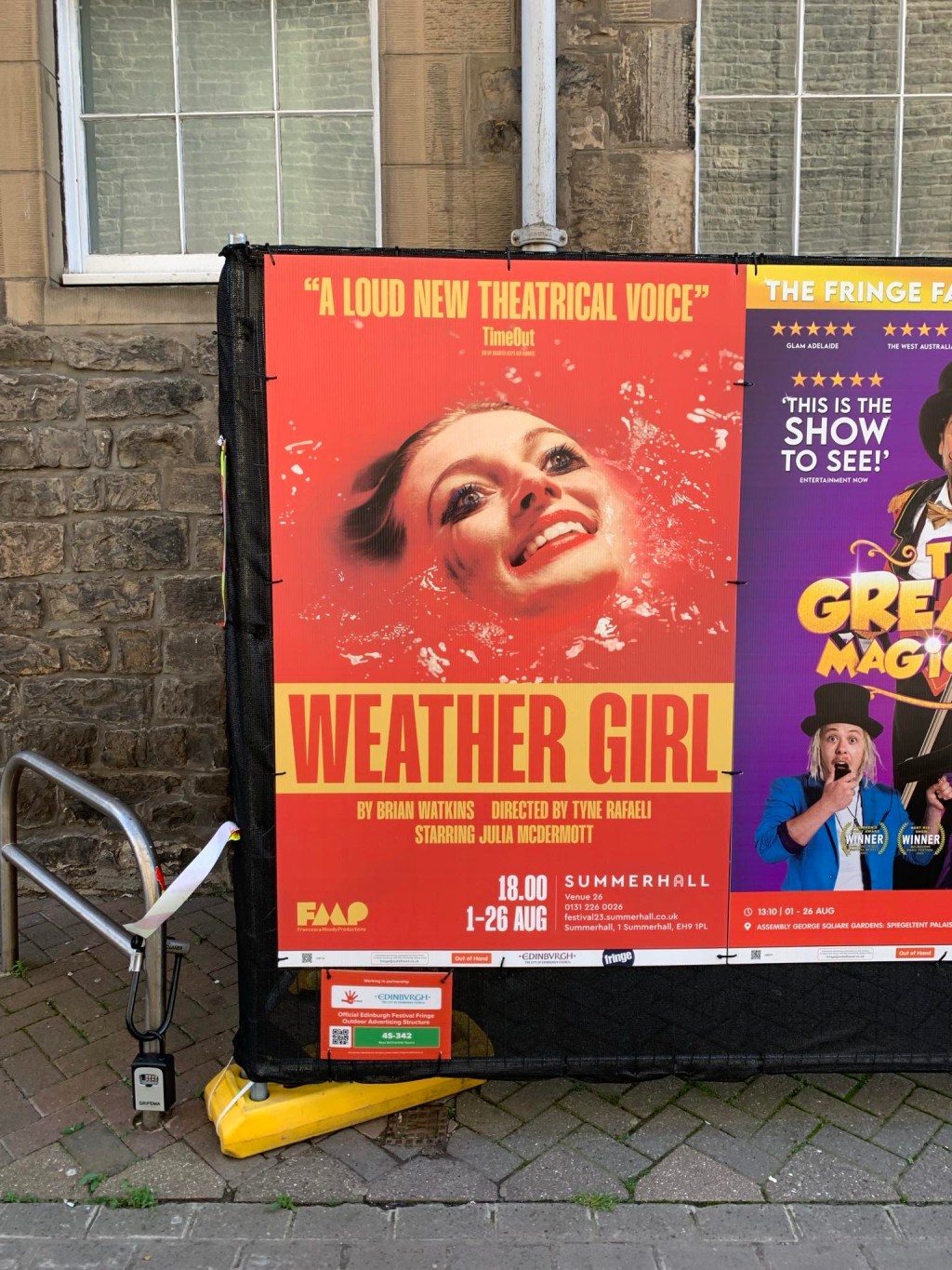 My third Fringe 5-star: Weather&nbsp;Girl